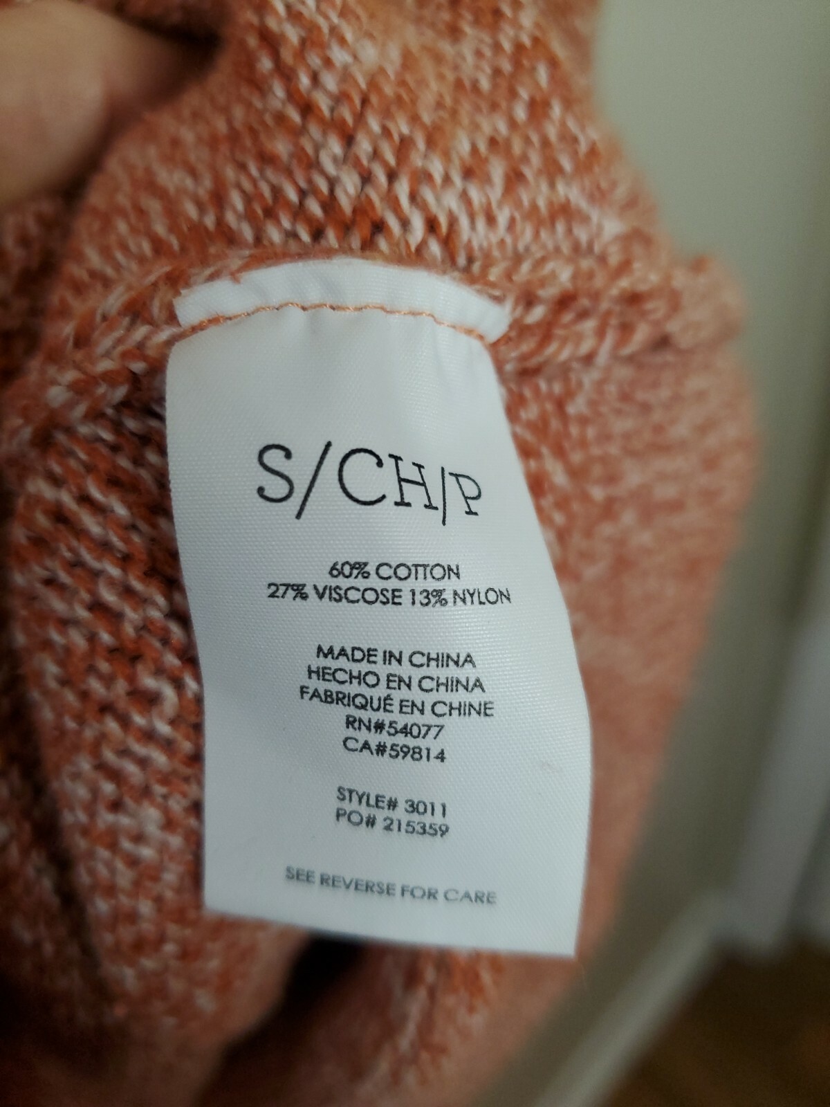 Cabi Foldover Pullover Sweater Tumeric Fleck Smal… - image 5