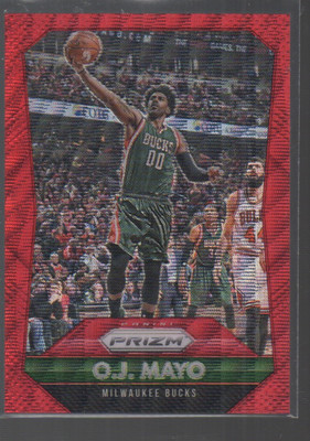 O.J. MAYO 2015-16 PANINI PRIZM RED PRIZMS CARD #174 /350