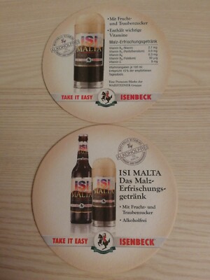 Bierdeckel Brauerei Isenbeck Hamm Isi Malta Paderborner Warsteiner *194