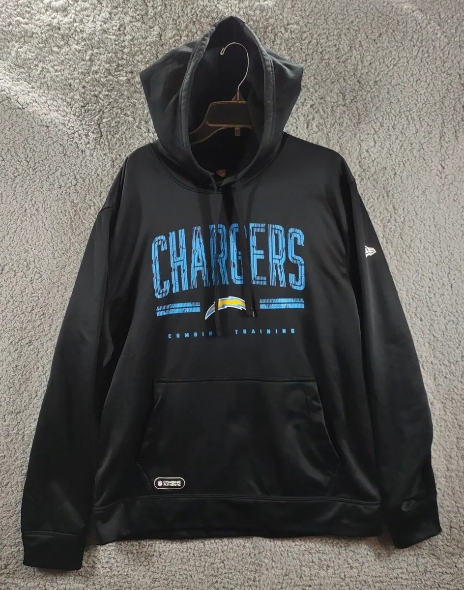 New ERA Chargers Hoodie Adult Large NFL Combine Authentic Pull