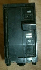 Square D LG950 2-Pole 60-Amp 120/240V Plug-In Circuit Breaker, eq. to QO260