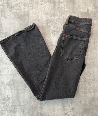 BDG urban outfitters bell bottom flare leg black jeans graphite denim 25