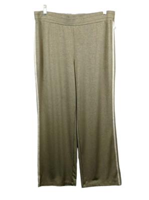 Zenergy by Chico's Beige Heather Knit Track Pant  Size XL (3)  Athleisure