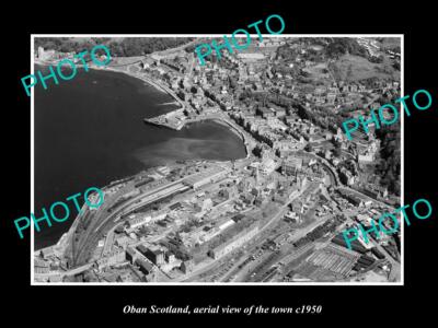 OLD 8x6 HISTORIC PHOTO OF MONTROSE SCOTLAND AERIAL VIEW OF