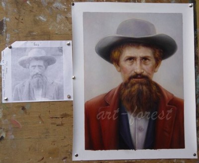 custom portrait painting from Photo, Hand Painted with oil on canvas