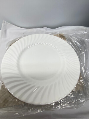 ROYAL DALTON ++CASCADE++ 6 PLATZ-TELLER BRITISH BONE CHINA PORZELLAN WEISS