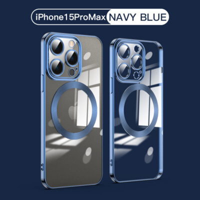 For iPhone 16 15 14 13 12 11 Pro Max Shockproof Mag Safe Case Camera Lens Cover