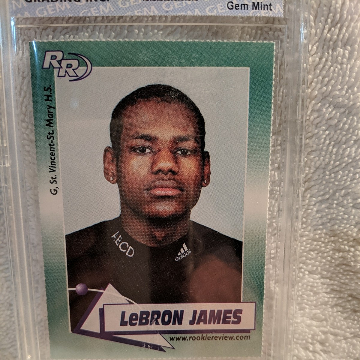 その他 2002 Lebron James Proto SPA GEM MINT 10 2002 Lebron James Signagrafix Prototype Rookie gem mint 10