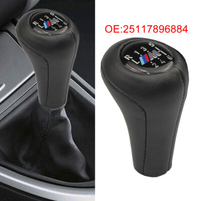 6 Gang Leder 25117896884 M-Sport Schaltknauf Schalthebel Shift Für BMW E46 E82