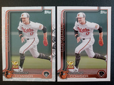 (2) 2025 Topps Spring Training/Base Colton Cowser # 230 