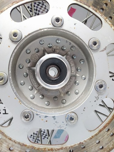Cerchio ruota anteriore 19 X 2.15 ORIGINALE Kawasaki EN 500 C vulcan 1996 2005 - Imagen 7 de 8