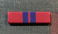 DOMINICAN CAMPAIGN MEDAL RIBBON BAR, 1916, ORIGINAL RIBBON