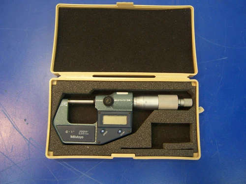 12930 mitutoyo 293-761-30 0-1" .00005"/0.001mm needs battery