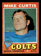 Mike Curtis 1971 Topps #80 Baltimore Colts Ex