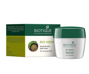 Biotique Hair Color Bio Heena Fresh Powder Ayurveda For Greying