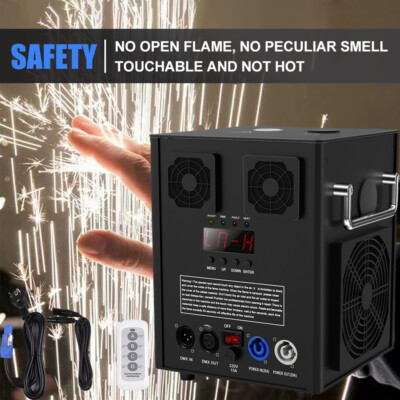 2PCS 700W Cold Spark Machine Cold Sparks Wedding Sparkler for
