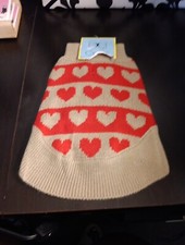 Dog Sweater Heart Print