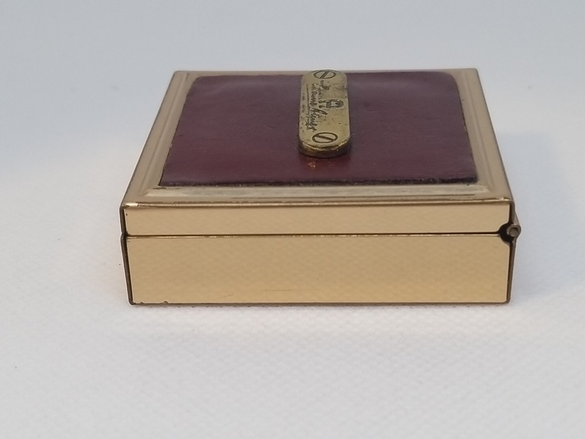 Etienne Aigner vintage contact lens case Complete~ Vintage ETIENNE AIGNER Leather Contact Lens  main image 2