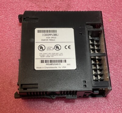 GE Fanuc IC693APU300J PLC High Speed Counter Module, 5/12/24VDC, 12 In, 4 Out