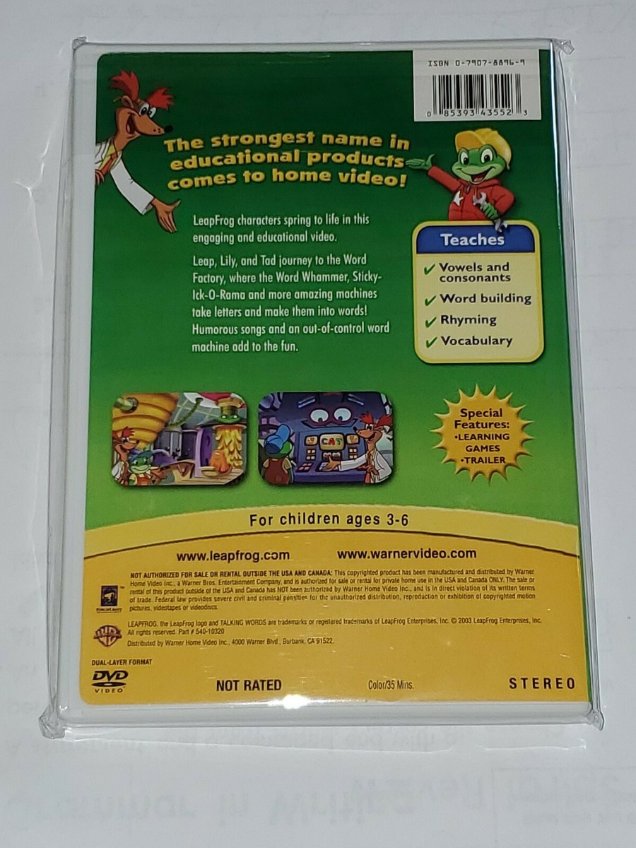 【9枚新品未開封　1枚開封済み】LeapFrog 10枚組 DVDセットパック Leapfrog dvd lot | eBay