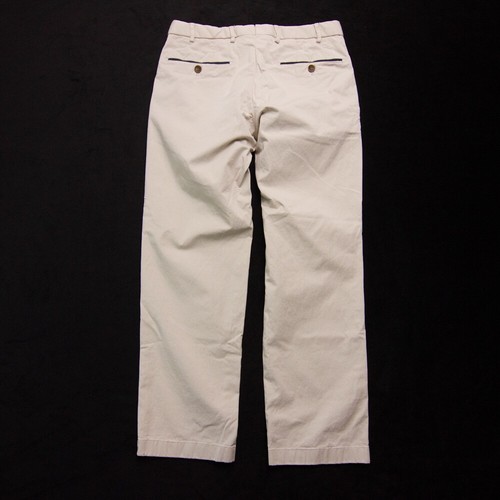 Hiltl Chino Pants Mens Size 48 32 Khaki Casual Flat Front - Picture 8 of 17