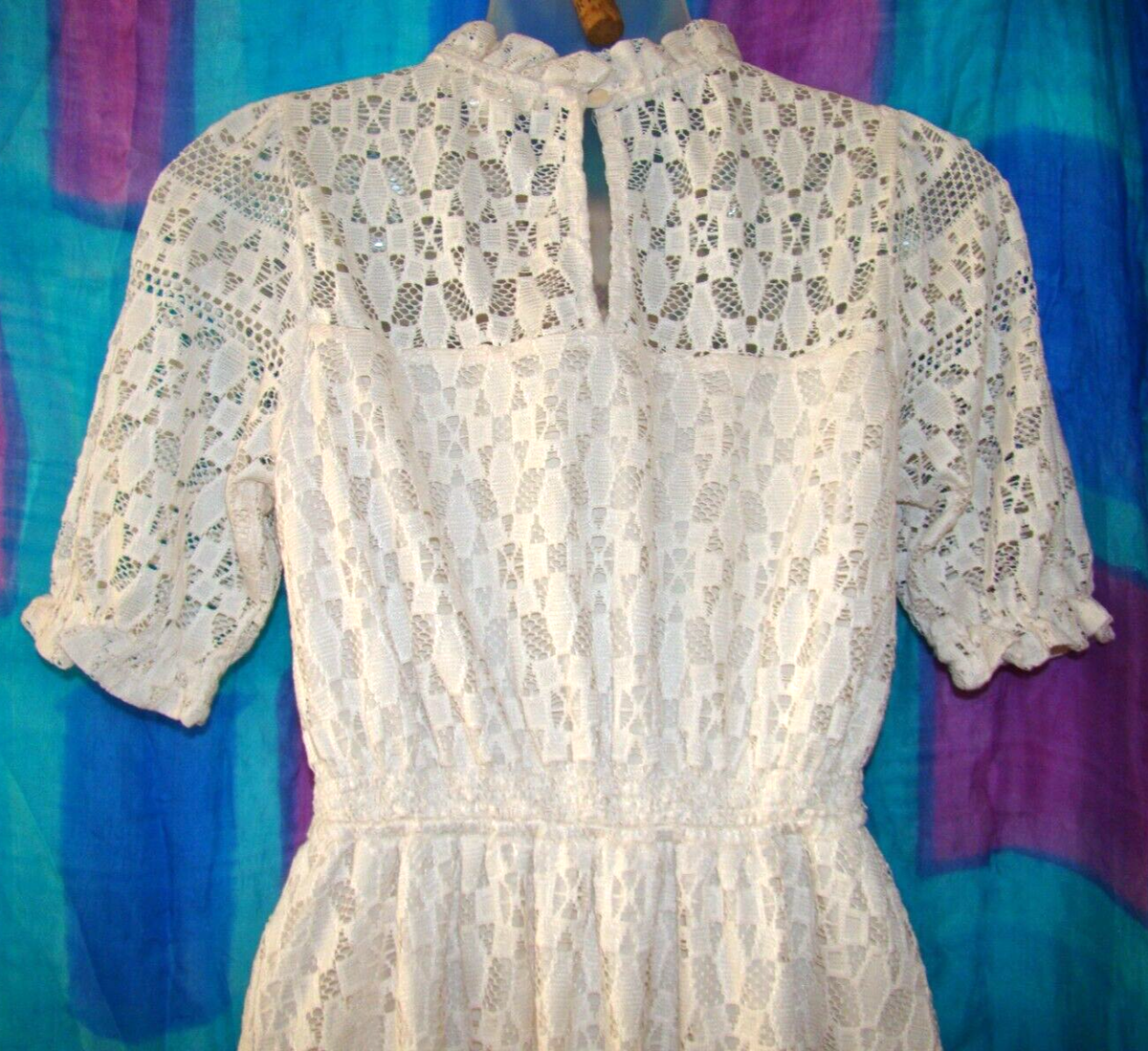 zaful lace dress Off The Shoulder Lace Dress Black / M