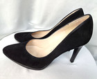 Peter Kaiser Court Shoes Pumps Suede Black UK7 Worn By Jane McDonald JMD 65