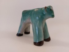 1930 GTL GAMBONE KOWALISKA VIETRI SCULTURA STATUINA STILIZZATA PECORA MUCCA !