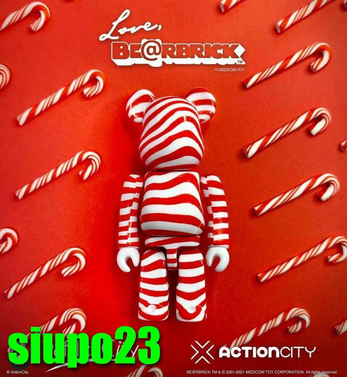 Medicom 100 Bearbrick Singapore Action City Edition Be rbrick