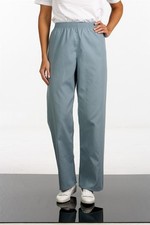 Fashion Seal SCRUB PANT Elastic Waist 7832 MISTY LT. GREEN/BLUE Women's L