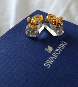 swarovski baby booties