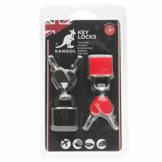 Unisex Kangol Key Locks Pack of 2 New