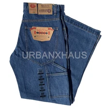 KNO BETTA Men's Loose Fit Carpenter Denim Jeans Baggy Work Pants 30-44