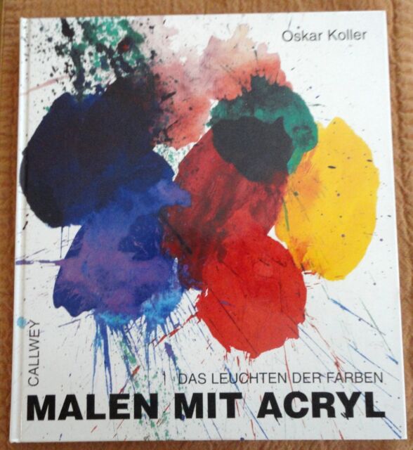 Signed Unread Artist Oskar Koller Malen Mit Acryl Painting With Acrylic Colors For Sale Online