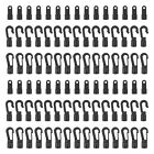 90Pcs Bungee Shock Cord End Hooks Plastic Snap Hooks for 1/4-5/16 Inch Rope