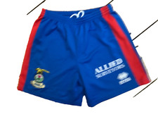 INVERNESS CALADONIAN THISTLE FOOTBAL SHORTS player owned Errea Blue Size Small