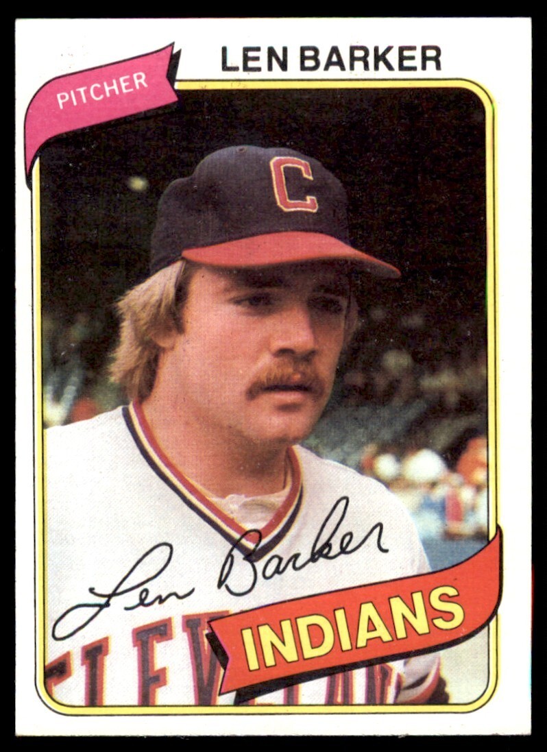 1980 Topps #227 Len Barker Indians