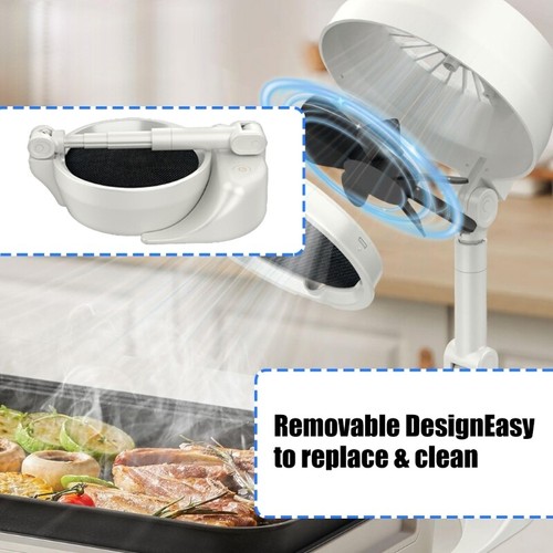 Detachable Oil Tank Range Hood Convenient Waste Collection Foldable Exhaust Fan - Picture 7 of 8