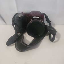 Nikon Coolpix L830 16 MP Digital Camera, 34x Zoom Lens, Full 1080p HD Video, Red