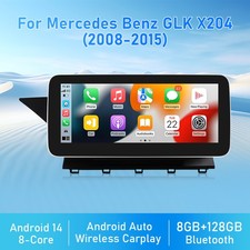 12,3" Android 14 Autoradio CarPlay 8GB+128GB F&uuml;r Mercedes GLK-Klasse X204 NTG4.5