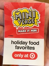 Miniverse TARGET Holiday Christmas Food Favorites *You Pick* Combined Shipping