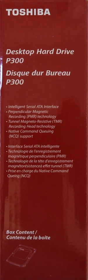 Toshiba 3.5" P300 Internal Desktop 7200rpm 64MB 6gbs 3.5" 1TB Sata HDWD110 "New" - Image 3 of 4