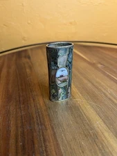 Vintage Abalone Shell Ocean Sunrise BIC Lighter Cover Sleeve
