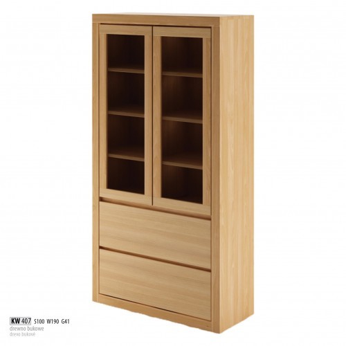 Vitrine Vitrinen Schrank Regal Holz Schrank System Regale Wohnzimmer Glasschrank-image