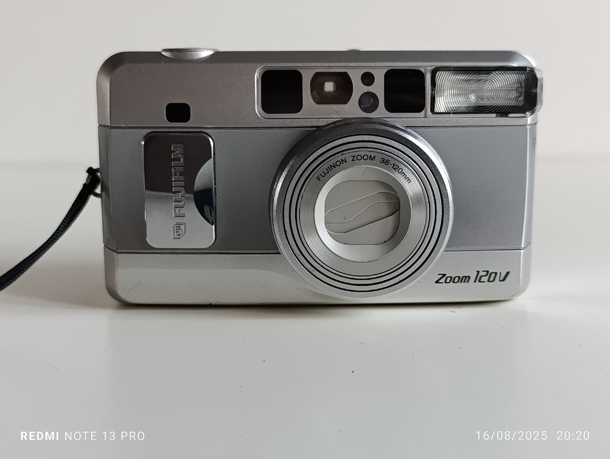 Appareil Photo Argentique Fujifilm Zoom 120 V - Compact, Argenté, Occasion Fonctionnel