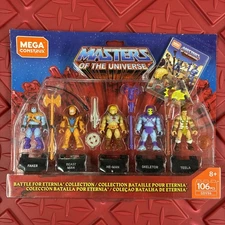 MEGA CONSTRUX Battle for Eternia Collection NEW Sealed Masters of the Universe