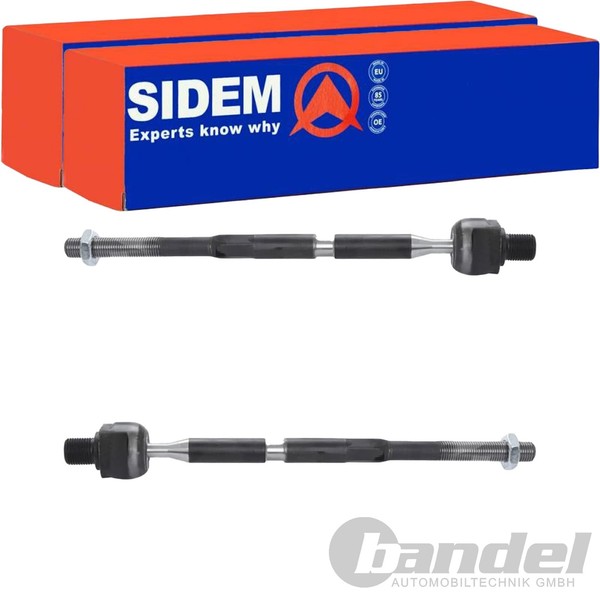 2X Sidem Axialgelenke Spurstangen Passend FüR Opel Astra Zafira Links+Rechts |-image