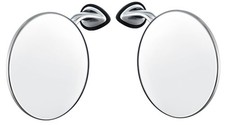 Mg Style Fender Mount Mirrors Stainless Steel Hot Rod Street Rod Classic Car