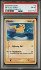 *SWIRL* PSA 6 Pikachu 12/17 POP Series 5 INVERTED Back ERROR HOLO BLEED