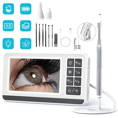 Ohrenschmalz Entferner Otoskop Ohrenreiniger Kamera Ear Cleaner Camera +4.5'' IPS